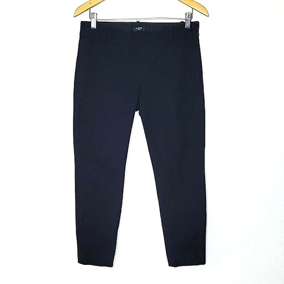 J. CREW Stretch Black City Fit Trouser Pant size 4 - Picture 1 of 14
